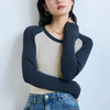 天丝羊毛撞色打底衫|经典百搭不挑人，单穿内搭都好看 商品缩略图2