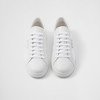 PRADA 普拉达 男士珐琅三角形徽标皮革休闲运动鞋 白色 2EE376 3LNW F0009 商品缩略图1