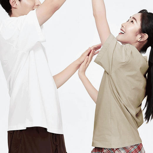 【99元3件，加购3件拍立减，单件不发货】240g竹节棉短袖，12色可选，新疆棉和竹纤维混纺，清凉会呼吸 商品图6