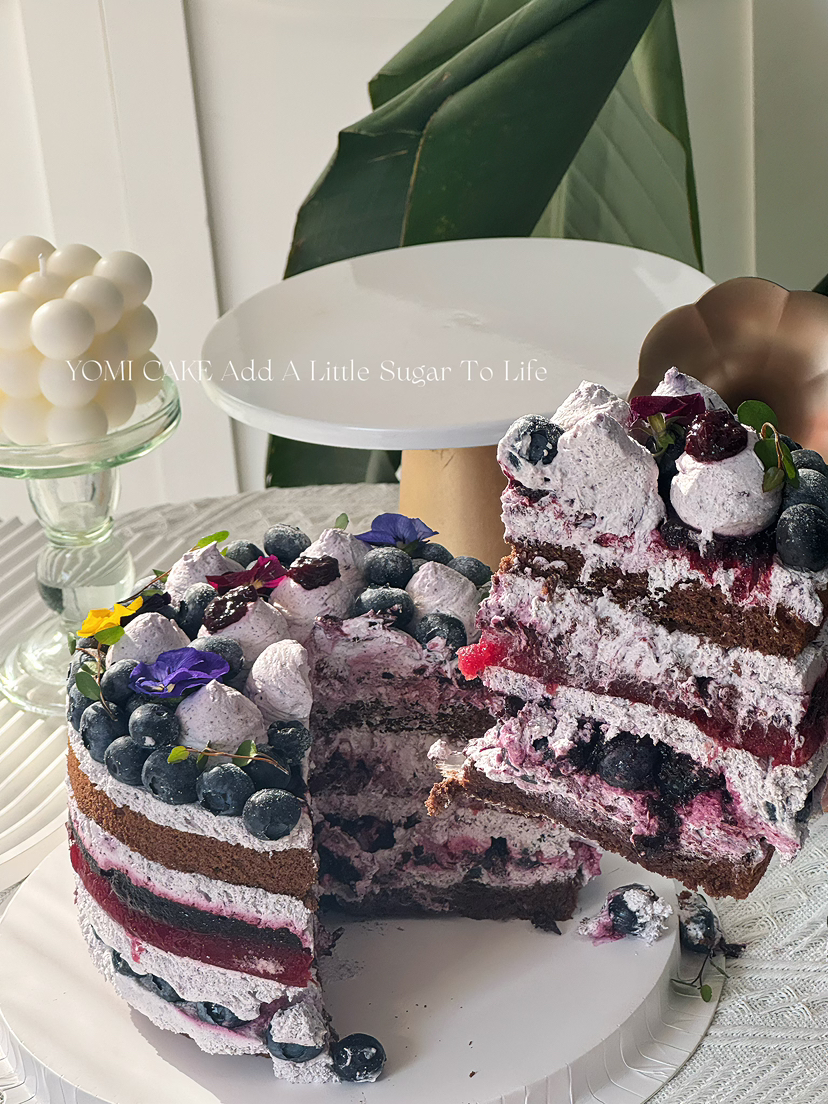 蓝莓花青素爆棚（4寸包10元跑腿费用）