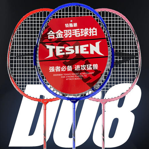 特斯恩铁合金分体羽毛球拍 商品图3