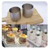 迷你不锈钢圆形慕斯圈蛋糕模具（直径8cm） 商品图0