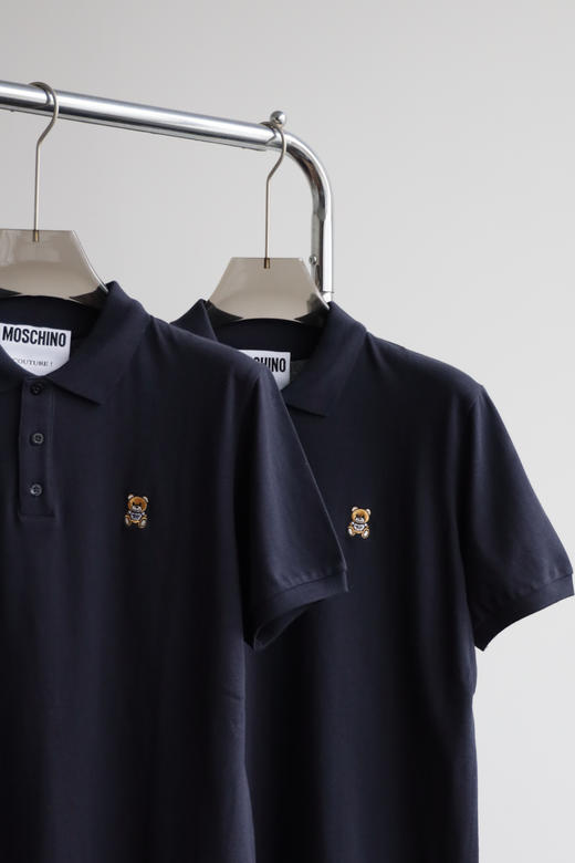 MOS 小熊刺绣 翻领POLO衫 TX392 商品图3