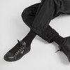 PRADA 普拉达 男士珐琅三角形徽标皮革休闲运动鞋 黑色 2EE376 3LNW F0002 商品缩略图3