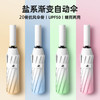 【彩虹渐变防晒伞】全自动渐变雨伞折叠伞晴雨两用遮阳伞太阳伞，彩虹的艺术，告别沉闷的心情。ry 商品缩略图0