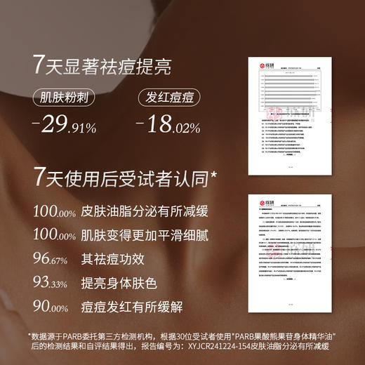 【果酸身体油喷雾】PARB水油双萃提亮轻盈滋润不油腻柑橘香调 商品图1