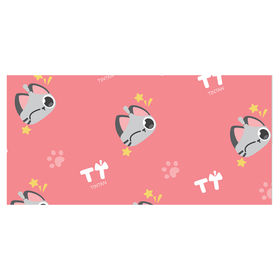 天坛IP浴帘-红色1.5-1.8m