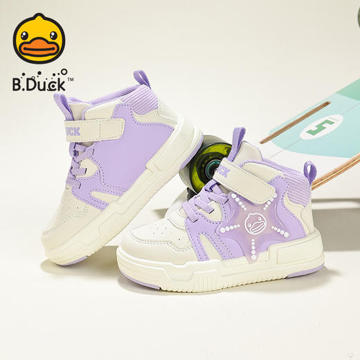 B.Duck小黄鸭童鞋春春秋儿童运动鞋26-35 B1686990 商品图3