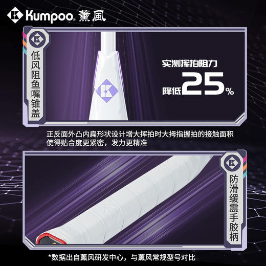【AK-7 II代】薰风新款羽毛球拍全碳素纤维超轻耐打训练单拍 商品图4