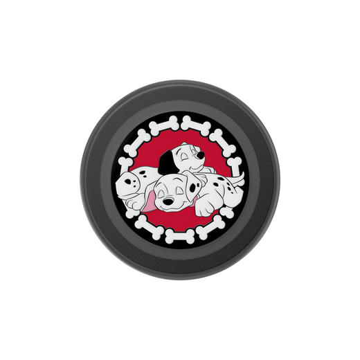 【101忠狗】躺在一起·MagSafe圆啪嗒 MAGSAFE磁吸手机气囊支架 Round圆啪嗒系列 金属珐琅 黑色 斑点狗 卡通 商品图1