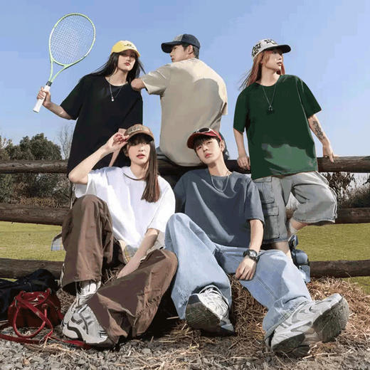 【99元3件，加购3件拍立减，单件不发货】240g竹节棉短袖，12色可选，新疆棉和竹纤维混纺，清凉会呼吸 商品图2