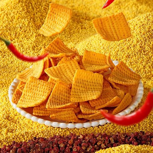 【休闲零食】什夫大黄米锅巴芝士黄油/海苔/麻辣/烤肉多口味可选  208g/盒 商品图3