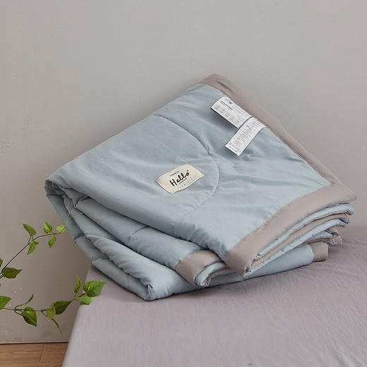 洁丽雅 纯色水洗棉夏被 商品图8