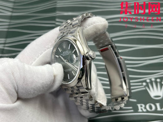 劳力士 VS日志36系列 薄荷绿 中性腕表 3235机 五珠带 表径36mm 商品图5