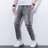 圣得西男士棉弹牛仔裤2025年春季新款中青年修身小脚百搭休闲长裤 商品缩略图2