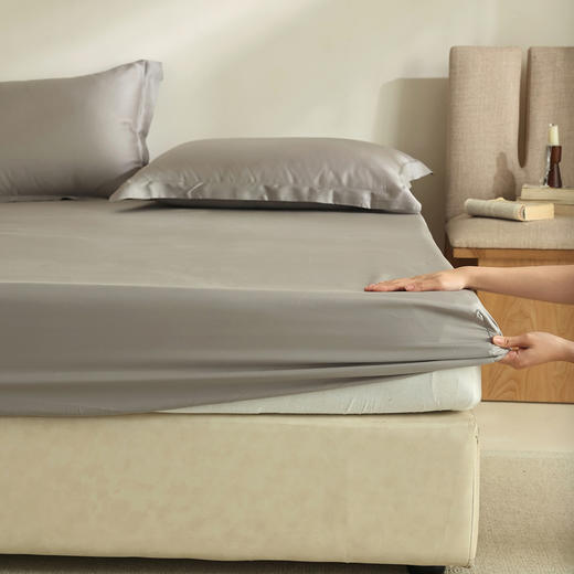 【60S莱赛尔天丝床笠】单品天丝床笠纯色60S莱赛尔兰精天丝床笠 商品图6