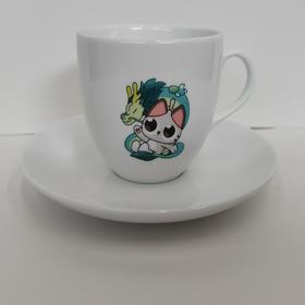 天坛定制220ml咖啡杯碟
（高白色）