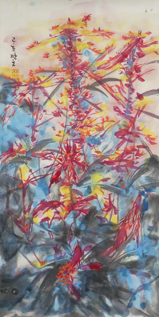 林顺文《花鸟之十》国画35CM*67CM约2平尺手绘纸本宣纸作品【原作编号GH0424】 商品图3