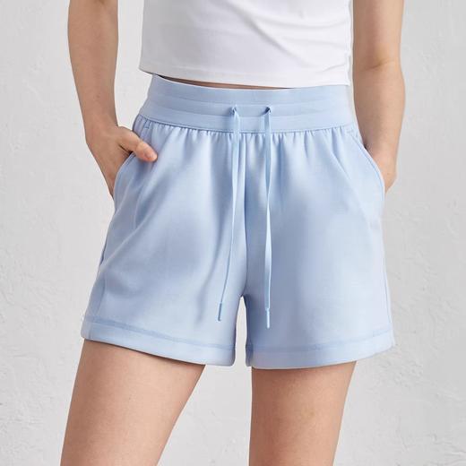 【3~5天发货】跃牌【美度空间】系列 春夏新款空气层宽松简约瑜伽短裤抽绳显瘦四分裤ADDK52025 商品图4