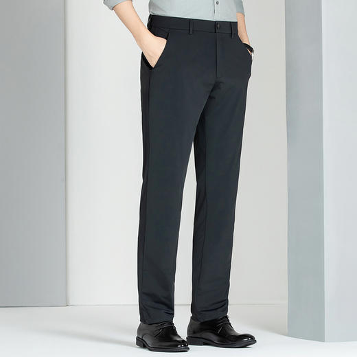 【防紫外线+凉感】圣得西男士休闲裤2025夏季新款商务直筒长裤潮 商品图2