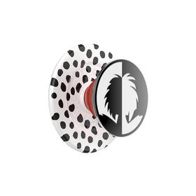 【101忠狗】黑白库伊拉·MagSafe圆啪嗒 MAGSAFE磁吸手机气囊支架 Round圆啪嗒系列 金属珐琅 撞色 卡通