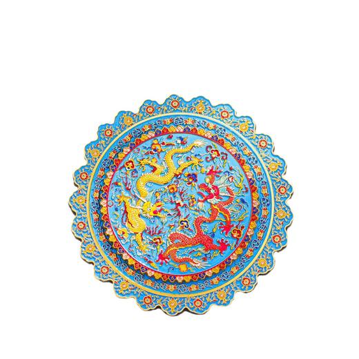 【故宫九龙壁冰箱贴】双龙戏珠 博物馆国宝AR金属冰箱贴文创纪念品 商品图4