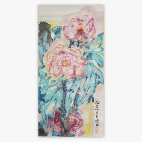 林顺文《花鸟之十四》国画35CM*67CM约2平尺手绘纸本宣纸作品【原作编号GH0428】