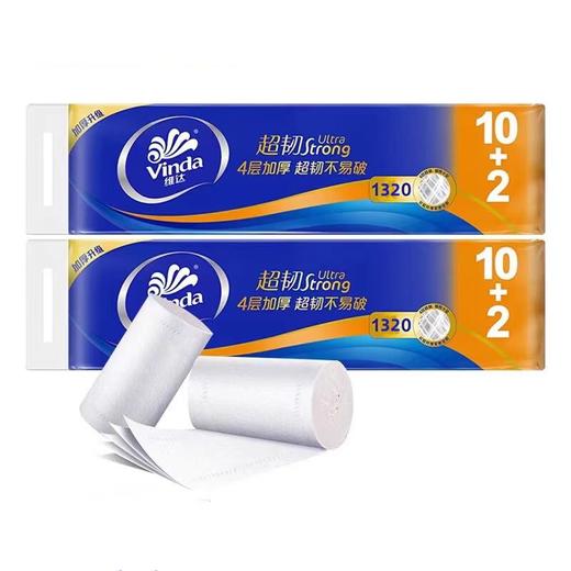 维达超韧卫生纸10+2卷1.32kg 商品图0