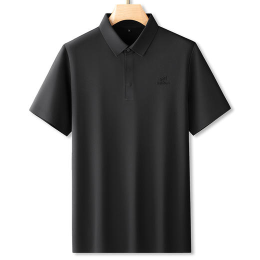 【冰丝】【DDS】大依优型大码男装短袖POLO衫运动休闲翻领半袖体恤男加肥大码夏季肥佬宽松冰丝凉感 商品图4