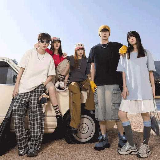 【99元3件，加购3件拍立减，单件不发货】240g竹节棉短袖，12色可选，新疆棉和竹纤维混纺，清凉会呼吸 商品图1