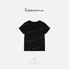 COCO ZONE 25春夏新款简约V领贴布口袋短袖T恤ACD2A0437 商品缩略图2