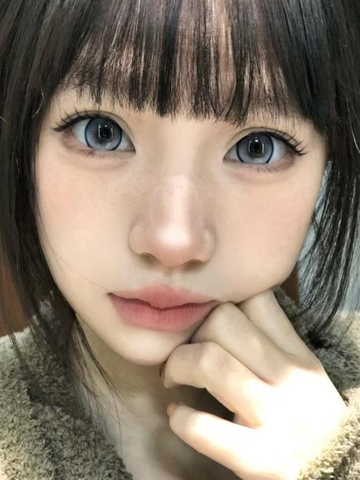 『大直径半年抛』 Blushgirl-淡水玛瑙灰蓝-14.5mm【半年抛 度数0-800度 无525/575】 商品图4