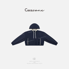COCO ZONE 春季户外撞色休闲连帽长袖外套CD2A0255