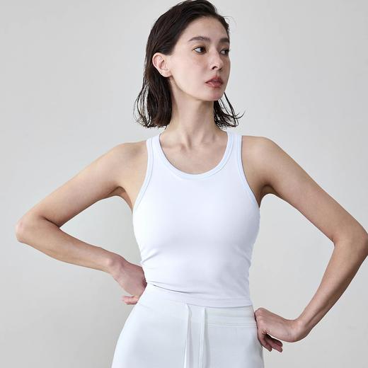 【3~5天发货】跃牌【美度空间】系列 新款工字美背运动内衣裸感透气撞色拼接瑜伽背心ADWX52010 商品图3
