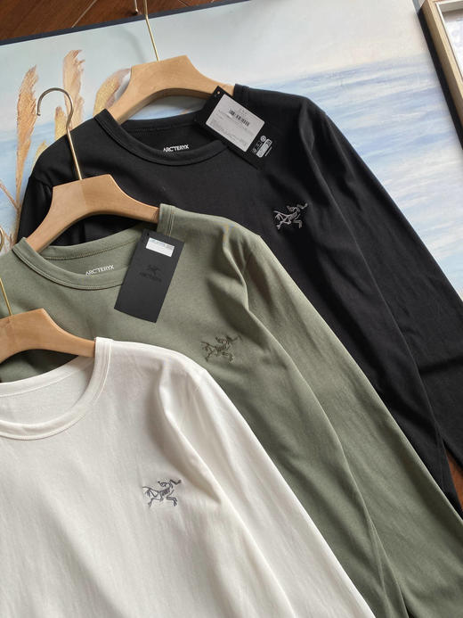 点此购买 始祖鸟男士早秋棉质长袖T恤打底衫 LL 310787 商品图10