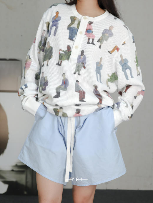 JW Anderson | 蓝色抽绳短裤 商品图0