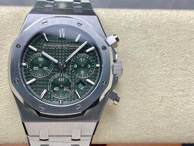 NOOB official 厂出品，必属精品❕❕AP/爱彼 皇家橡树系列全新26240计时码表，采用同正品一致（6字位小秒  透底机芯Caliber4401计时机芯)，搭配防眩目蓝宝石高透玻璃❕❕❕