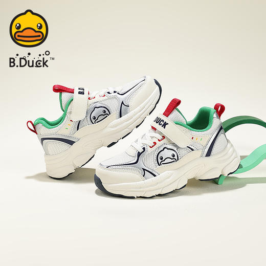B.Duck小黄鸭童鞋春春秋儿童运动鞋28-35 B1686881 商品图0