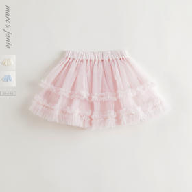 马克珍妮女童甜美蓬蓬网纱裙 宝宝短裙半身裙 儿童夏装新款550881