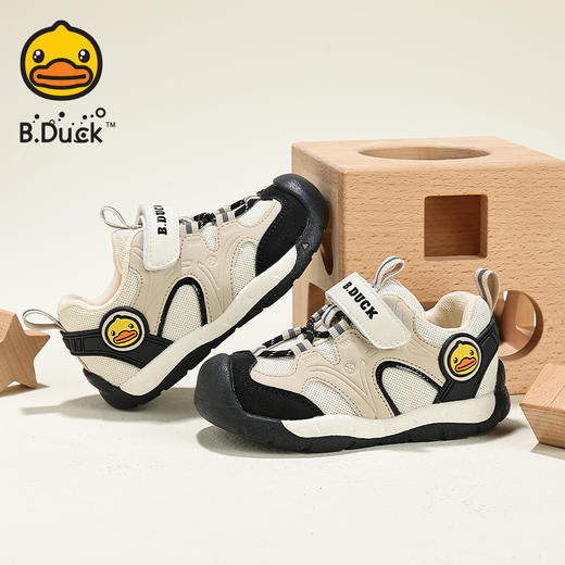 B.Duck小黄鸭童鞋春春秋儿童运动鞋23-27 B1686711 商品图2