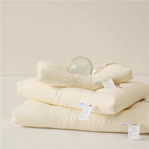 自然醒A类全棉卡皮巴拉亲子枕护颈儿童低枕助睡眠家用成人枕芯学生宿舍专用颈椎枕XK 商品图8