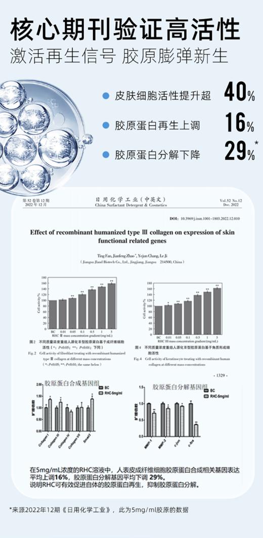 【械二面膜】真正无菌！Yi用面膜！补水补胶原神器！肌小简活性元胶原蛋白面膜  促胶原新生 更易吸收 商品图10