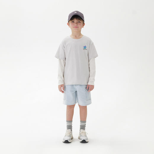 马克珍妮男童宽松时尚工装牛仔短裤儿童裤子2025年夏装新款550636 商品图1