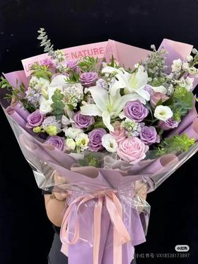 女神节紫霞仙子花束