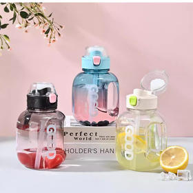 【只需带上它，一天不口渴】太空杯男女夏季户外塑料水杯便携耐高温塑料杯简约高颜值运动水杯。ry