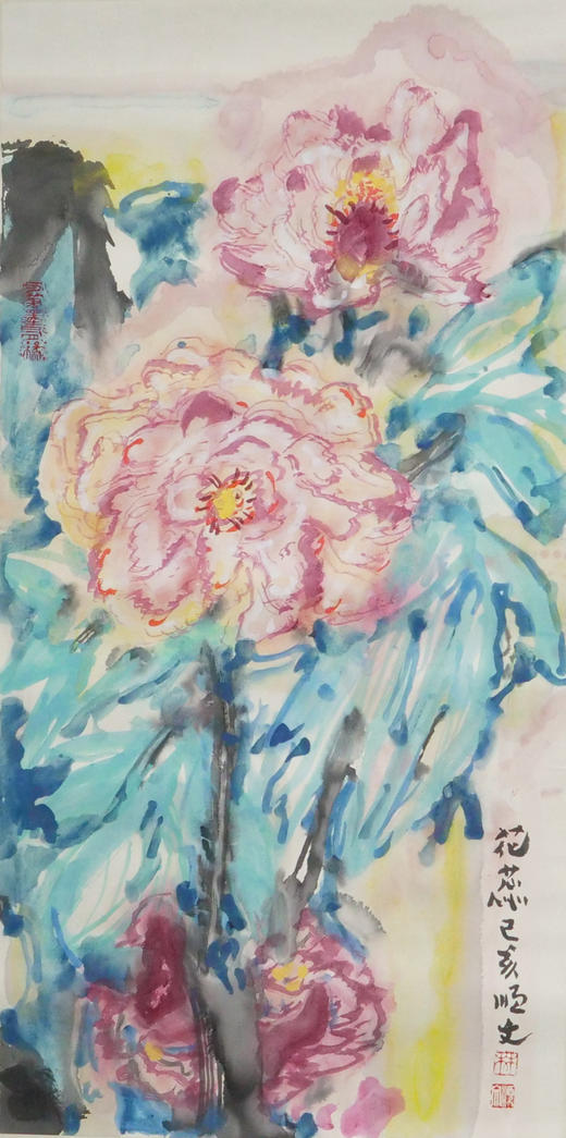 林顺文《花鸟之十四》国画35CM*67CM约2平尺手绘纸本宣纸作品【原作编号GH0428】 商品图3