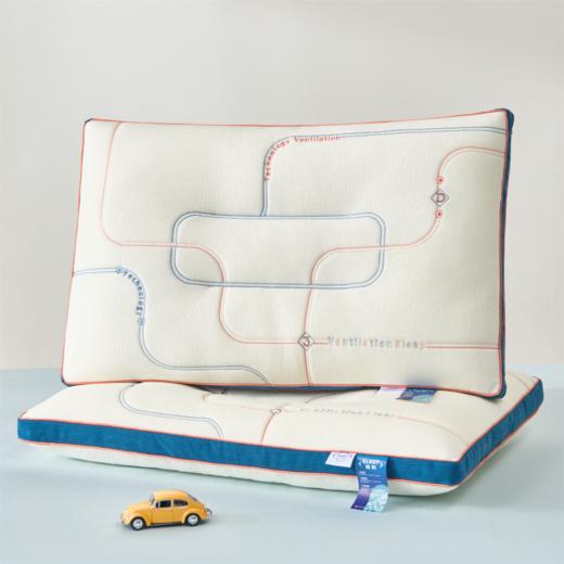 自然醒A类可洗可晒3D硅胶亲子枕头家用一对装护颈枕助睡眠专用抑菌儿童枕芯单人学生中低枕XK 商品图7