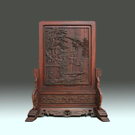 弘历观画图大插屏 商品图0