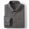 【100棉】罗蒙男士全棉磨毛长袖衬衫经典格纹舒适百搭休闲通勤衬衫 商品缩略图2