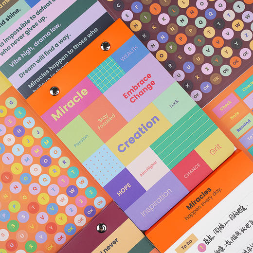 趁早奇迹小本上掀式随身便携记录本方格点阵横线灵感迷你小笔记本手账 商品图1